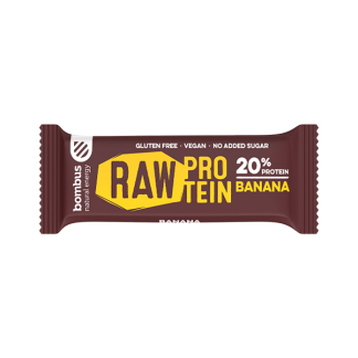 Bombus Sirova proteinska pločica – Banana 50g