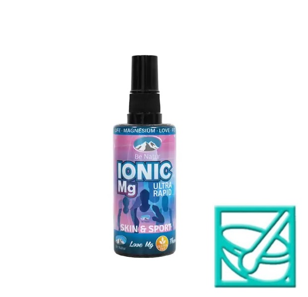 BE NATUR MAGNEZIJ U SPREJU – IONIC SKIN & SPORT 100ml - Slika 2
