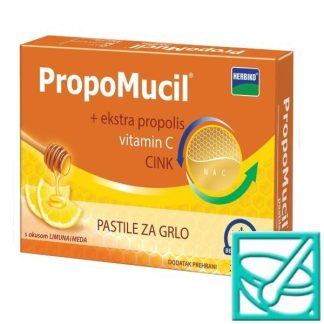 HERBIKO PROPOMUCIL pastile med/limun a24