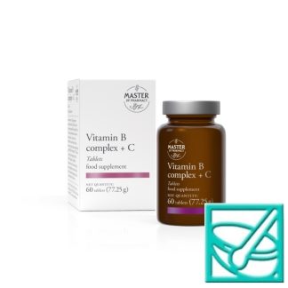 MASTER OF PH VITAMIN B kompleks+vit. C tbl a60