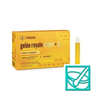 MEDEX GELEE ROYALE SUPER+D3 ampule 16x9ml