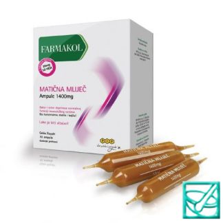 PIP MATIČNA MLIJEČ 1400mg amp a10