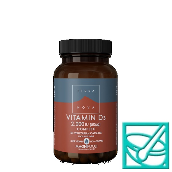 TERRANOVA VITAMIN D3 2000IU KOMPLEKS caps a50 - Slika 2
