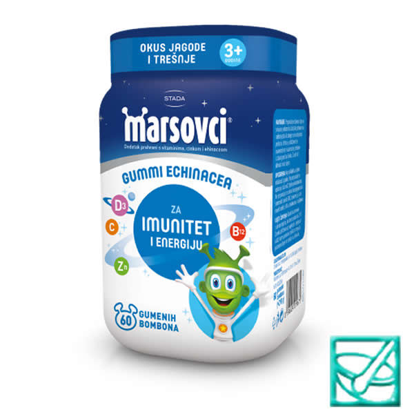 WALMARK Marsovci echinacea gum.bomb. a60 - Slika 2
