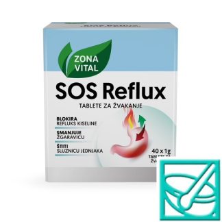 ZONA VITAL SOS REFLUX tbl. za žvakanje a40