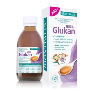 Biovitalis Beta Glukan tekući dodatak prehrani, 200 ml
