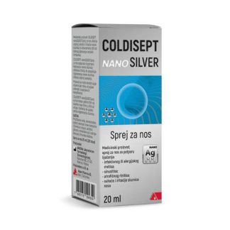 Coldisept NanoSilver sprej za nos, 20 ml