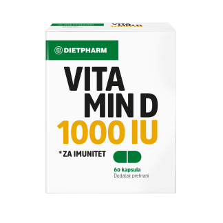 Dietpharm Vitamin D 1000 IU kapsule, 60 kapsula