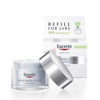 Eucerin Hyaluron-Filler dnevna krema za suhu kožu refill, 50 ml