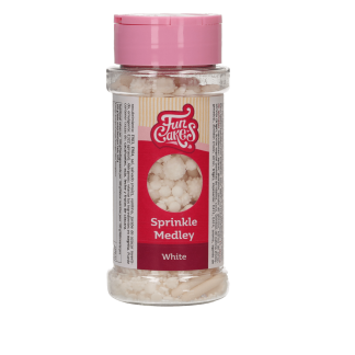 Šećerni ukras pospite mješavinom bijele boje (Funcakes)
