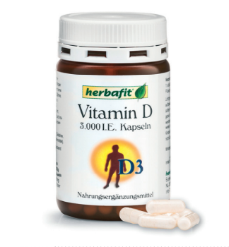 Kräuterhaus vitamin D 3000 I.J. kapsule a120, Dodatak prehrani za nadoknadu vitamina D - Slika 2