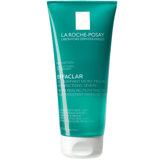 La Roche-Posay Effaclar Pročišćavajući mikro-piling gel za čišćenje lica i tijela, za masnu kožu, 200 ml