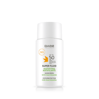 Laboratorios BABÉ Super Fluid Sunscreen Mattifying SPF 50, 50 ml