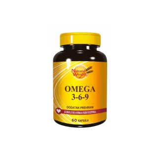 Natural Wealth Omega 3-6-9, 60 kapsula