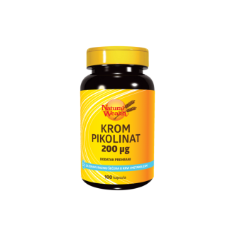 NATURAL WEALTH Krom pikolinat 200 μg (100 KAPSULA)