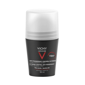 Vichy Deo MEN Homme Antiperspirant roll-on – 72h zaštite od znojenja, 50 ml