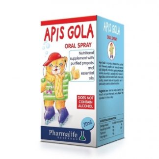 PHARMALIFE APIS GOLA oralni sprej 20ml, Za usta, grlo i desni za djecu od 1 godine