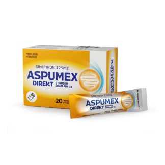 Aspumex Simetikon 125mg Direkt Čokolada 20 Vrećica