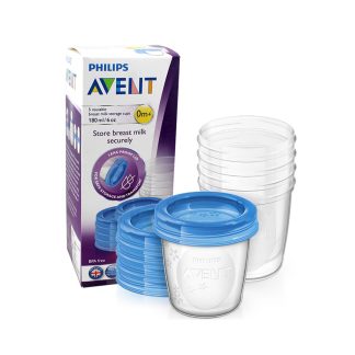 Avent Via Komplet Posudice za Čuvanje Mlijeka 5 kom AV619/05