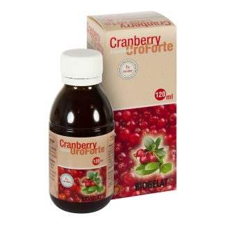 Biogelat UroForte brusnica 120ml, Dodatak prehrani s ekstraktom američke brusnice i vitaminom C