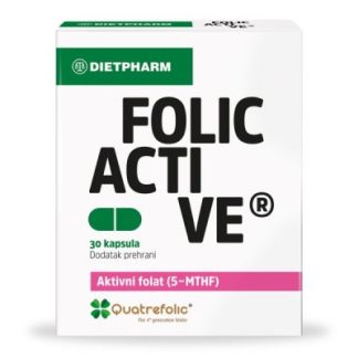 Dietpharm Folic Active® kapsule a30, dodatak prehrani s aktivnim folatom