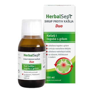 Dr. Theiss HerbalSept Duo Sirup Protiv Kašlja 100 ml