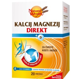 Natural Wealth Kalcij Magnezij Direkt+D 20 vrećica