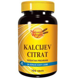 Natural Wealth Kalcijev Citrat 100 tableta