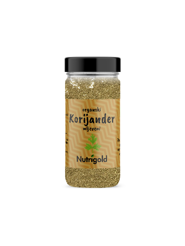 Korijandar u prahu Staklenka – Organski 35g Nutrigold