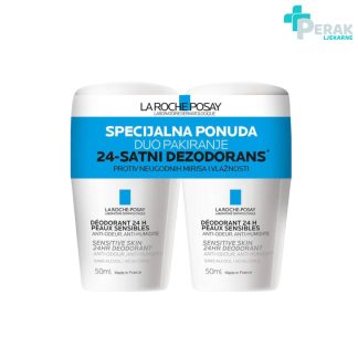 La Roche-Posay Roll-on Dezodorans 24h Sensitive DUO PACK