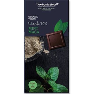 Tamna čokolada 70% metvica & maca prah 70g