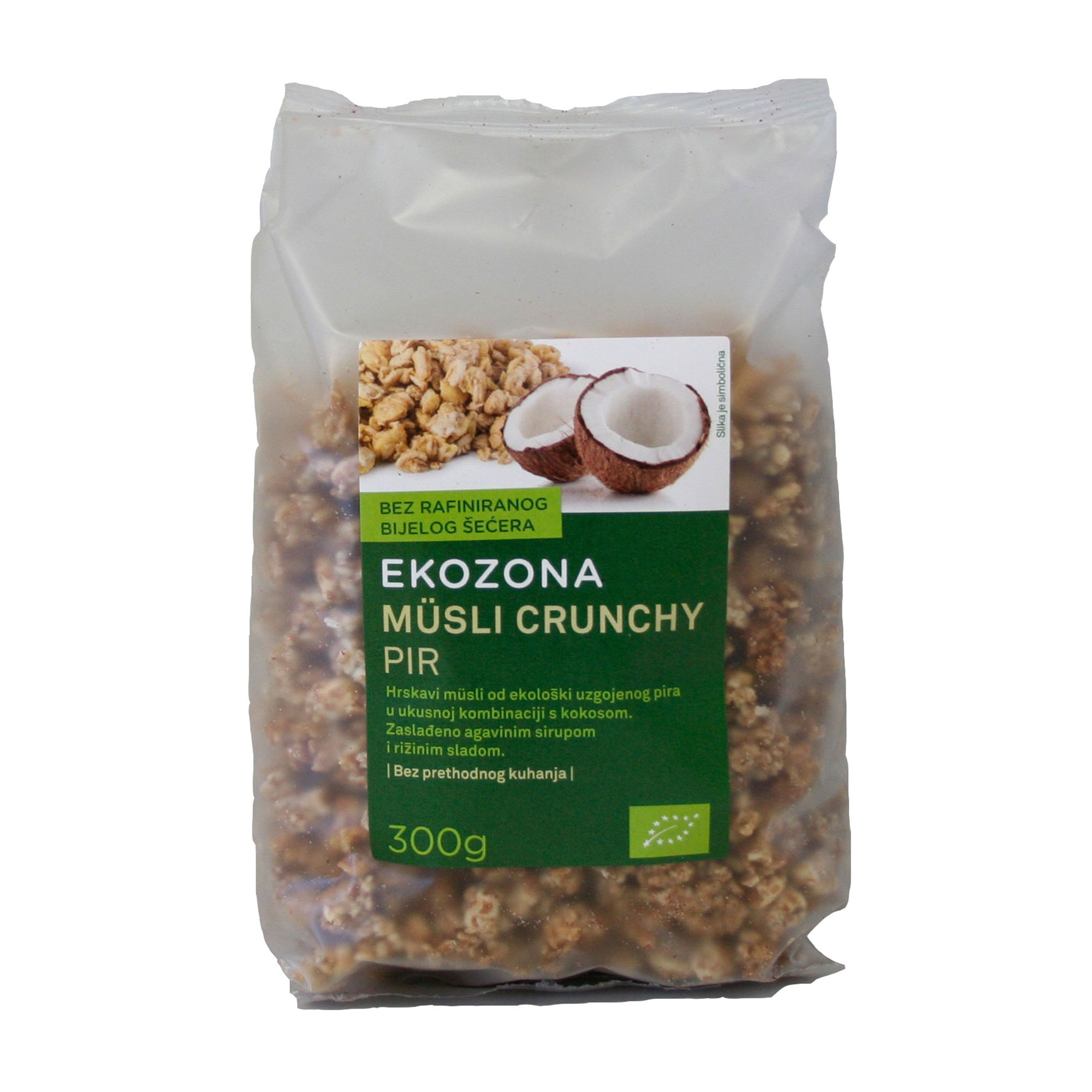 Musli hrskavi od pira s kokosom 300g Ekozona