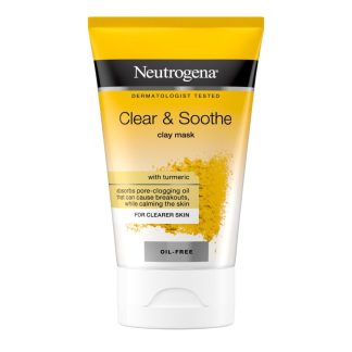 Neutrogena maska za lice od gline sa kurkumom 50 ml, pomaže koži sačuvati prirodnu hidrataciju