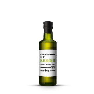 Ulje makadamije Hladno prešano – Bio 100ml Nutrigold