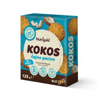 Keksi bez šećera – Kokos 125g Nutrigold