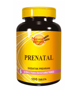 NATURAL WEALTH PRENATAL 100 tableta, Za trudnice, dojilje i žene koje planiraju trudnoću