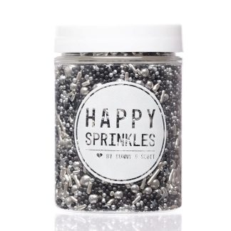 Happy Sprinkles Dekorativna mješavina – Crni Biser 90g