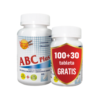 Natural Wealth ABC Plus 100 tableta + 30 tableta GRATIS