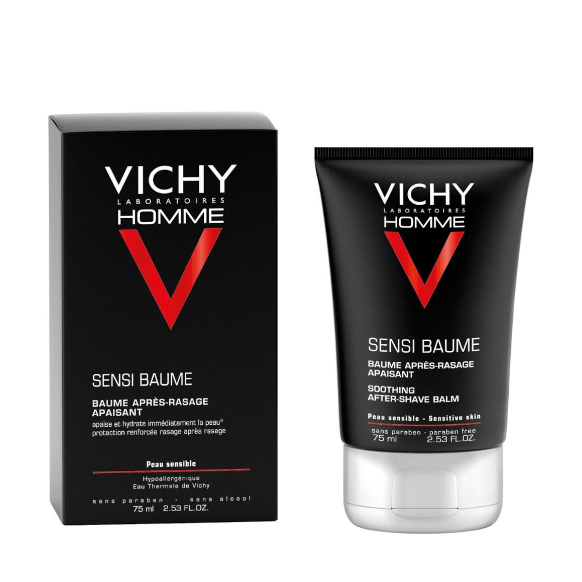 Vichy Homme SENSI-BAUME Nježni balzam poslije brijanja protiv iritacija osjetljive kože - Slika 2