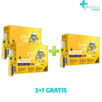 Yasenka Imuno Royal Jelly 300 JUNIOR Ampule 2+1 GRATIS