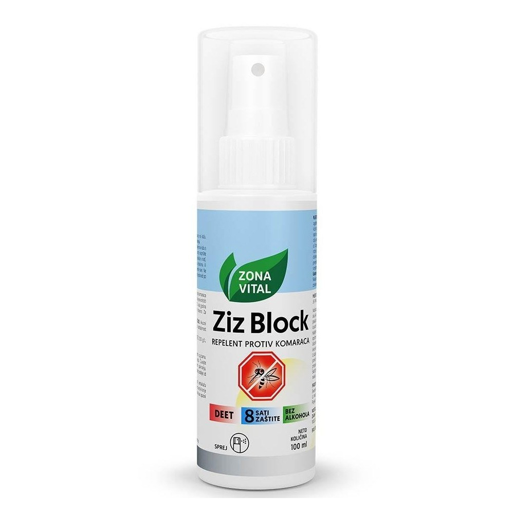 Zona Vital Ziz Block Sprej Protiv Komaraca 100ml - Slika 2